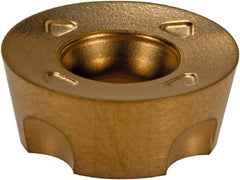 Kennametal - RPHT1204M0 442 Grade X500 Carbide Milling Insert - TiN/TiC/TiN Finish, 0.187" Thick, 0.472" Inscribed Circle - Apex Tool & Supply