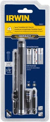 Irwin - 4 Piece 3/16" Concrete Anchor Installation Kit - For Use with Impact Drivers and Rotary Drills - Apex Tool & Supply