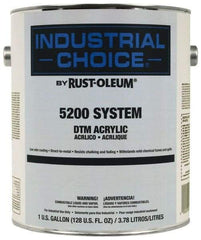 Rust-Oleum - 1 Gal Masstone Semi Gloss Finish Acrylic Enamel Paint - Interior/Exterior, Direct to Metal, <250 gL VOC Compliance - Apex Tool & Supply