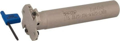 Iscar - Shank Connection, 5/32" Cutting Width, 5/16" Depth of Cut, 1-1/4" Cutter Diam, 2 Tooth Indexable Slotting Cutter - 5/8" Shank Diam, ETS-LN08 Toolholder, LNET Insert, Right Hand Cutting Direction - Apex Tool & Supply
