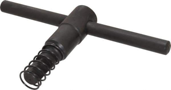 Gibraltar - 5" Chuck Diam Compatibility, Lathe Chuck Key - Compatible with 3-Jaw Chucks, Self Ejecting, 3.35" Body Length, 0.393" Actual Key Square Size - Apex Tool & Supply