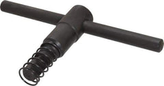Gibraltar - 5" Chuck Diam Compatibility, Lathe Chuck Key - Compatible with 3-Jaw Chucks, Self Ejecting, 3.35" Body Length, 0.393" Actual Key Square Size - Apex Tool & Supply