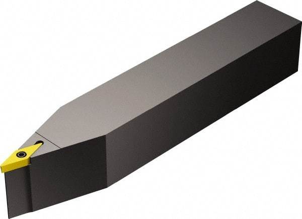 Sandvik Coromant - SVVBN, Neutral Cut, 17.5° Lead Angle, 12mm Shank Height x 12mm Shank Width, Neutral Rake Indexable Turning Toolholder - 80mm OAL, VBMT 11 02 04, VBMT 2(1.5)1 Insert Compatibility, Series CoroTurn 107 - Apex Tool & Supply