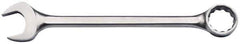 Proto - 65mm 12 Point Offset Combination Wrench - 15° Offset Angle, 29-3/4" OAL, Steel, Satin Finish - Apex Tool & Supply