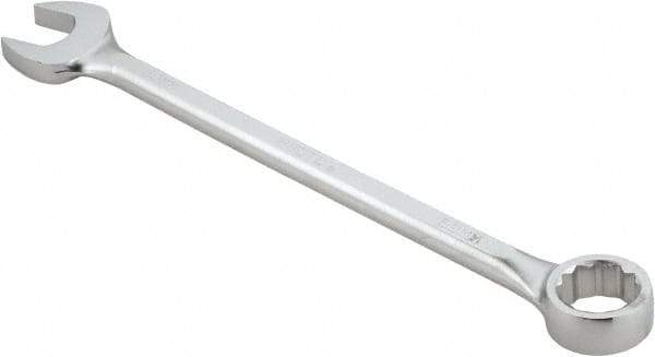 Proto - 60mm 12 Point Offset Combination Wrench - 15° Offset Angle, 29-3/4" OAL, Steel, Satin Finish - Apex Tool & Supply