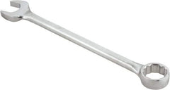 Proto - 70mm 12 Point Offset Combination Wrench - 15° Offset Angle, 29-3/4" OAL, Steel, Satin Finish - Apex Tool & Supply