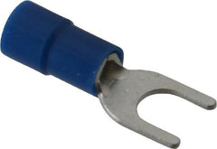 Thomas & Betts - #10 Stud, 16 to 14 AWG Compatible, Partially Insulated, Crimp Connection, Standard Fork Terminal - Apex Tool & Supply