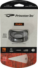 Princeton Tec - LED Bulb, 70 Lumens, Hands-free Flashlight - Black Plastic Body, 3 AAA Batteries Not Included - Apex Tool & Supply