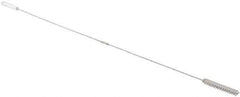 Vikan - 1" Diam Polyester Valve Brush - 60" OAL, 6" Head Length, Polypropylene & Stainless Steel Handle - Apex Tool & Supply