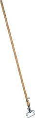 PRO-SOURCE - 60" Standard Wood Quick Connect Mop Handle - Metal Connector, Use with Wet Mops - Apex Tool & Supply