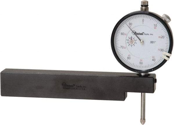 Moody Tools - 0.001" Graduation, 1" Max Meas, 0-100 Dial Reading, Dial Indicator & Base Kit - 0.001" Resolution - Apex Tool & Supply