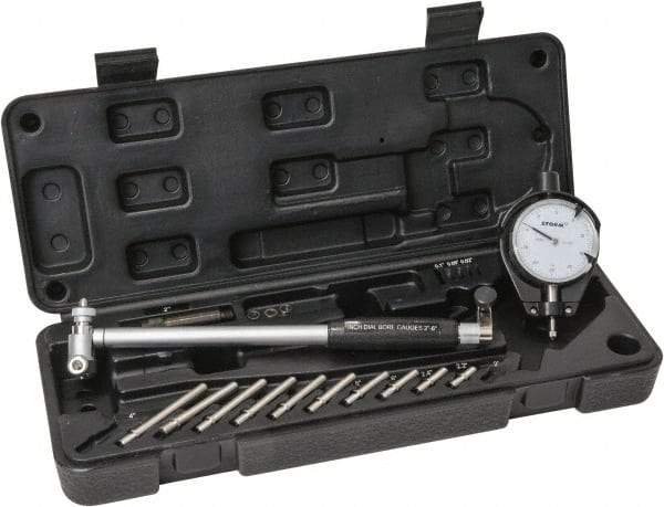Moody Tools - 2 to 6" Dial Bore Gage - 203.2mm Gage Depth - Apex Tool & Supply