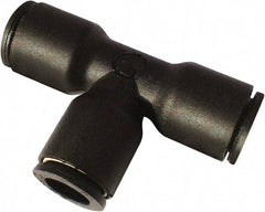 Legris - 1/2" Outside Diam, 1/4 NPT, Nickel Plated Brass Push-to-Connect Tube Female Connector - 290 Max psi - Apex Tool & Supply