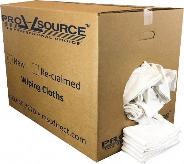 PRO-SOURCE - 25 Inch Long x 16 Inch Wide Virgin Cotton Surgical Towels - White, Huck Toweling, Lint Free, 50 Lbs. at 4 to 6 per Pound, Box - Apex Tool & Supply