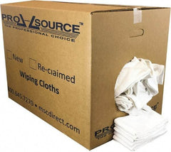PRO-SOURCE - 25 Inch Long x 16 Inch Wide Virgin Cotton Surgical Towels - White, Huck Toweling, Lint Free, 50 Lbs. at 4 to 6 per Pound, Box - Apex Tool & Supply