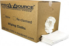 PRO-SOURCE - 12 Inch Long x 20 Inch Wide Virgin Cotton Diaper Rags - White, Lint Free, 25 Lbs. at 2 to 4 per Pound, Box - Apex Tool & Supply