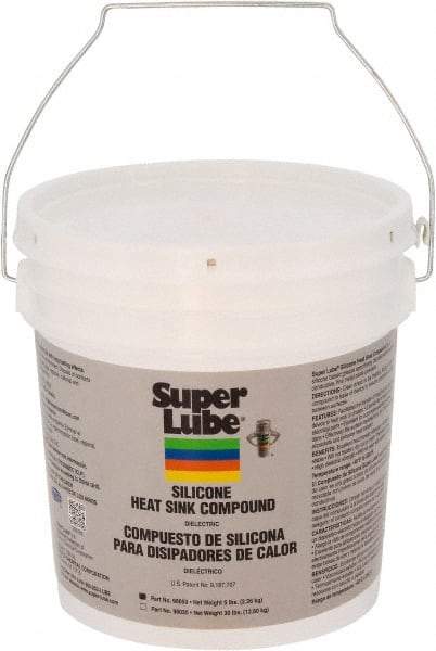 Synco Chemical - 5 Lb Pail Silicone Heat-Transfer Grease - White, High Dielectric Strength, 500°F Max Temp, - Apex Tool & Supply