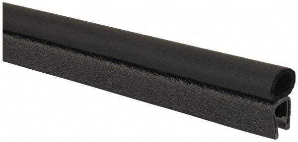 TRIM-LOK - 1/4 Inch Thick x 0.42 Inch Wide, PVC/EPDM, Trim Seal Wear Strip - 1/4 Inch Wide - Apex Tool & Supply