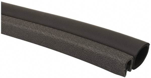 TRIM-LOK - 3/16 Inch Thick x 0.36 Inch Wide, PVC/EPDM, Trim Seal Wear Strip - 3/16 Inch Wide - Apex Tool & Supply