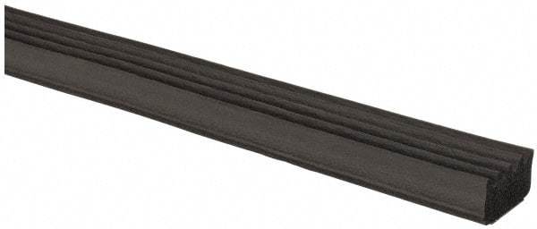 TRIM-LOK - 5/8 Inch Thick x 5/8 Wide x 500 Ft. Long, EPDM Rubber Ribbed Seal with Acrylic - Apex Tool & Supply