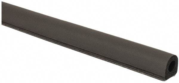 TRIM-LOK - 1/2 Inch Thick x 1/2 Wide x 100 Ft. Long, EPDM Rubber D Section Seal with Tape - Apex Tool & Supply