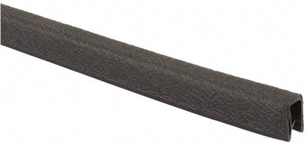 TRIM-LOK - 1/8 Inch Thick x 0.3 Wide x 25 Ft. Long, EPDM Rubber Edge Trim - Pebble Texture - Apex Tool & Supply