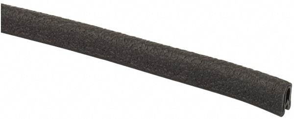 TRIM-LOK - 1/32 Inch Thick x 0.2 Wide x 25 Ft. Long, EPDM Rubber Edge Trim - Leather Texture - Apex Tool & Supply
