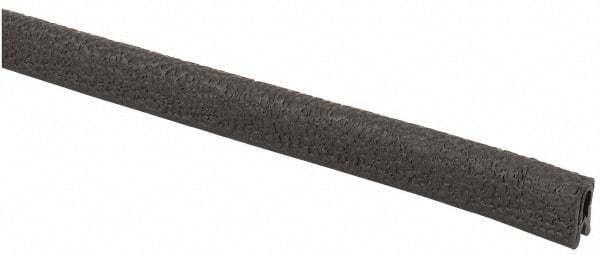 TRIM-LOK - 1/16 Inch Thick x 0.23 Wide x 100 Ft. Long, EPDM Rubber Edge Trim - Leather Texture - Apex Tool & Supply