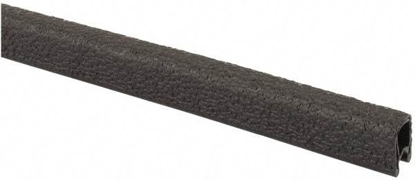 TRIM-LOK - 3/16 Inch Thick x 0.36 Wide x 25 Ft. Long, EPDM Rubber Edge Trim - Leather Texture - Apex Tool & Supply