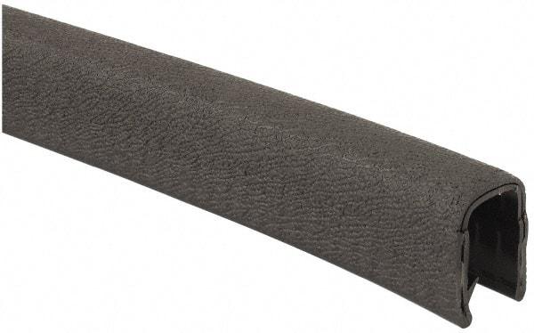TRIM-LOK - 1/2 Inch Thick x 0.67 Wide x 100 Ft. Long, EPDM Rubber Jumbo Edge Trim - Pebble Texture - Apex Tool & Supply