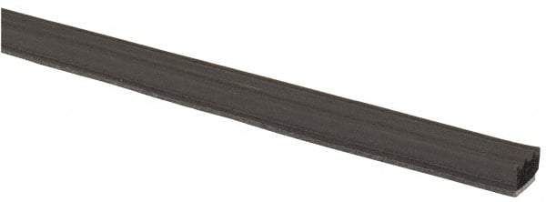 TRIM-LOK - 3/8 Inch Thick x 3/8 Wide x 100 Ft. Long, EPDM Rubber Ribbed Seal with Tape - Apex Tool & Supply