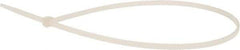 Value Collection - 14.6" Long Natural (Color) Nylon Standard Cable Tie - 40 Lb Tensile Strength, 106mm Max Bundle Diam - Apex Tool & Supply