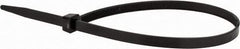 Value Collection - 14-1/2" Long Black Nylon Standard Cable Tie - 120 Lb Tensile Strength, 106mm Max Bundle Diam - Apex Tool & Supply
