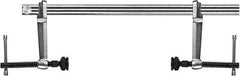 Bessey - 118" Capacity, 5-1/2" Throat Depth Steel (Profiled Rail) Bar Clamp - 2,000 Lb Clamping Pressure, 130" OAL - Apex Tool & Supply