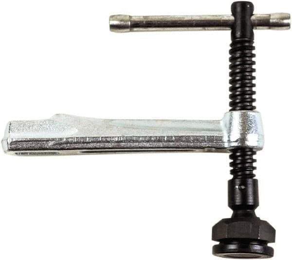 Bessey - 1,450 Lb Clamping Pressure, Steel, T Handle, GSV Bar & Pipe Clamping Arm - 4-3/4" Throat Depth - Apex Tool & Supply