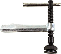 Bessey - 2,000 Lb Clamping Pressure, Steel, T Handle, GSV Bar & Pipe Clamping Arm - 5-1/2" Throat Depth - Apex Tool & Supply