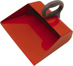 PRO-SOURCE - 14" Wide Handheld Dustpan - Steel Body, 6" Plastic Handle - Apex Tool & Supply