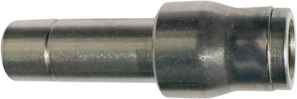 Legris - 4 x 8mm Outside Diam, Nickel Plated Brass Push-to-Connect Tube Plug-In Reducer - 435 Max psi, Tube to Stem Connection, FKM O-Ring - Apex Tool & Supply