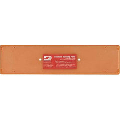 Dynabrade - 11 x 2-3/4" Rectangular Adhesive/PSA Backing Pad - File Board Sander Compatible, Screw Attachment, Nonvacuum Pad, 3/8" Thick, Medium Density - Apex Tool & Supply