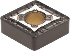 Kennametal - CNMG433 MR Grade KCM25 Carbide Turning Insert - TiN/MT/TiCN/Al2O3 Finish, 80° Diamond, 1/2" Inscr Circle, 3/16" Thick, 3/64" Corner Radius - Apex Tool & Supply