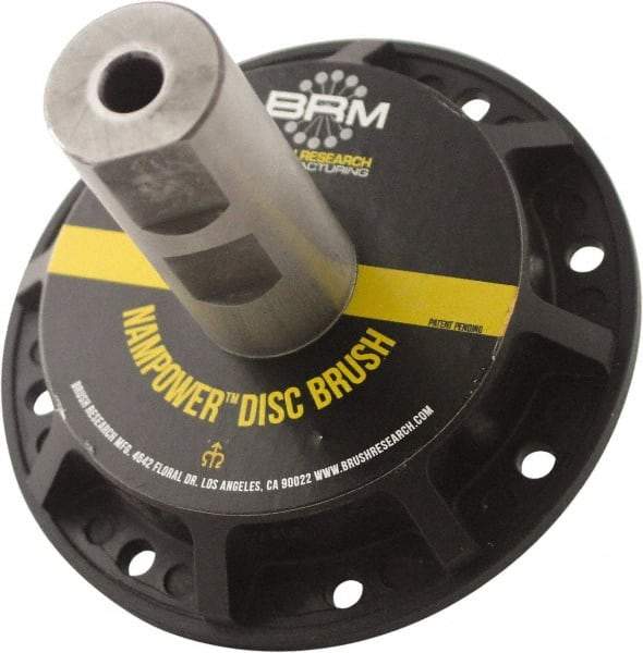 Brush Research Mfg. - 31/32" Arbor Hole to 0.968" Shank Diam Sidelock Collet - For 4, 5 & 6" NamPower Disc Brushes, Attached Spindle, Flow Through Spindle - Apex Tool & Supply