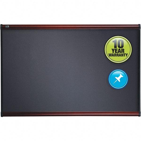 Quartet - 36" High x 48" Wide Fabric Bulletin - Fabric, Includes Mounting Kit - Apex Tool & Supply