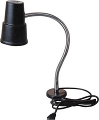 Value Collection - 120 VAC, 60 Watt, Gooseneck Machine Light - Magnetic Mount, 5 Ft. Cord, Black - Apex Tool & Supply