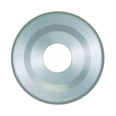 4 x 1/2 x 1-1/4" - 1/8" Abrasive Depth - 180 Grit - Type 12V9 Diamond Dish Wheel - Apex Tool & Supply