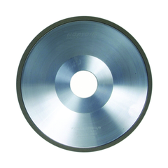 6 x 1 x 1-1/4" - 1/8" Abrasive Depth - 120 Grit - Type 12A2 Diamond Dish Wheel - Apex Tool & Supply