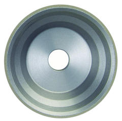 3-3/4 x 1-1/2 x 1-1/4" - 1/8" Abrasive Depth - 150 Grit - Type 11V9 Diamond Flaring Cup Wheel - Apex Tool & Supply