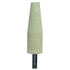 ‎3/4″ × 2-1/2″ 1/4″ Spindle Quantum Mounted Point A1 80 Grit Ceramic Alumina - Apex Tool & Supply