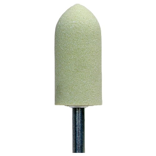 7/8″ × 2″ 1/4″ Spindle Quantum Mounted Point A11 80 Grit Ceramic Alumina - Apex Tool & Supply
