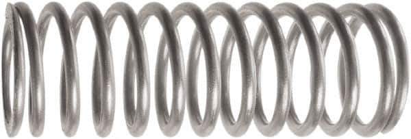 Associated Spring Raymond - 36mm OD, 4mm Wire, 250mm Free Length, Compression Spring - 24.6 Lb Spring Rating, 665.87 N Max Work Load, Music Wire - Apex Tool & Supply