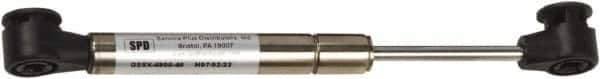 Associated Spring Raymond - 0.394" Rod Diam, 0.866" Tube Diam, 120 Lb Capacity, Gas Spring - Extension, 36.3" Extended Length, 15.2" Stroke Length, Metal Ball Socket, Uncoated Piston - Apex Tool & Supply